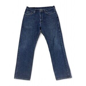 Wrangler Men's Relaxed Fit Jeans 34W Dark Wash